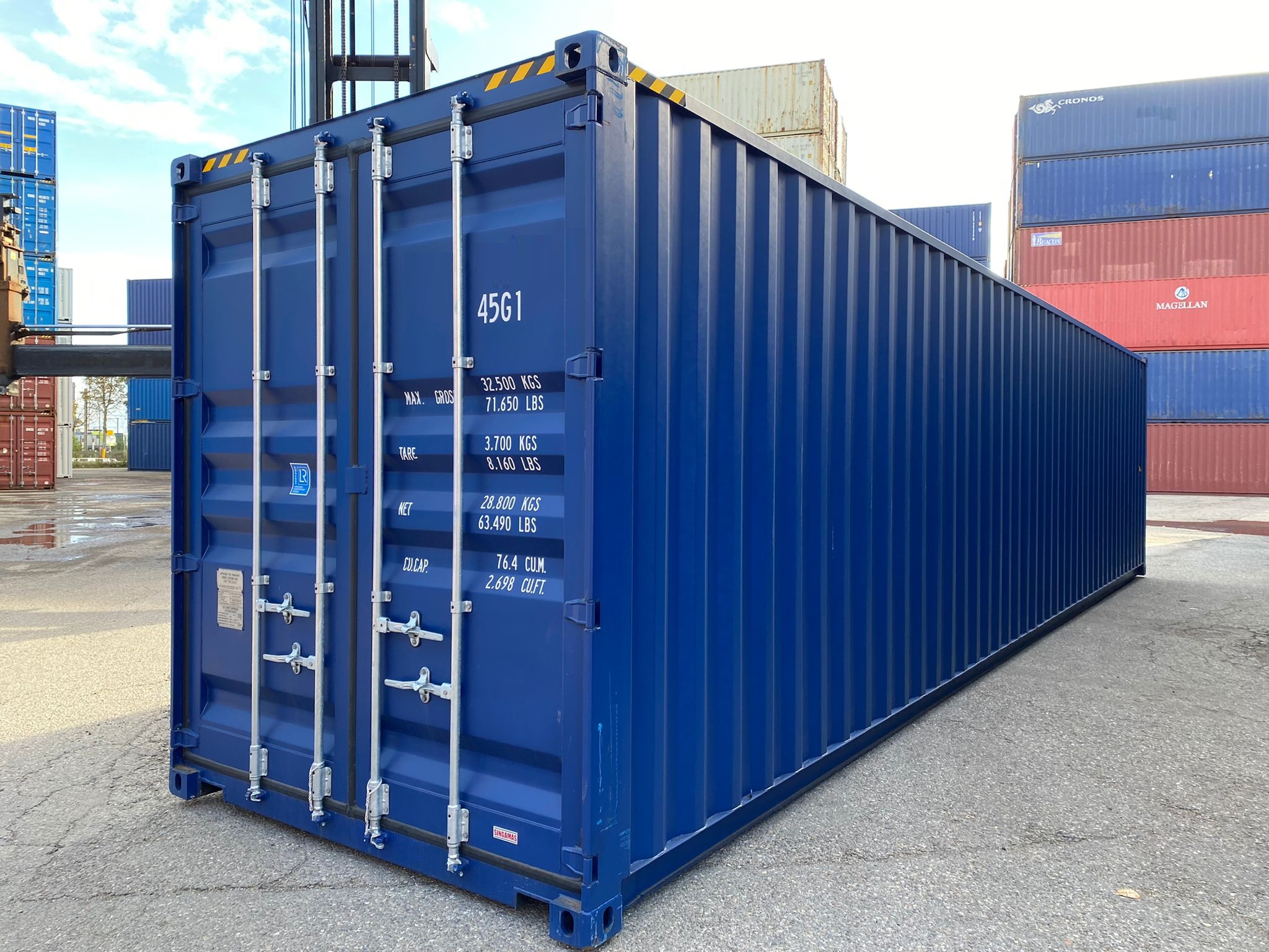 Lodní kontejner 40′HC / 12m / po 1 cestě